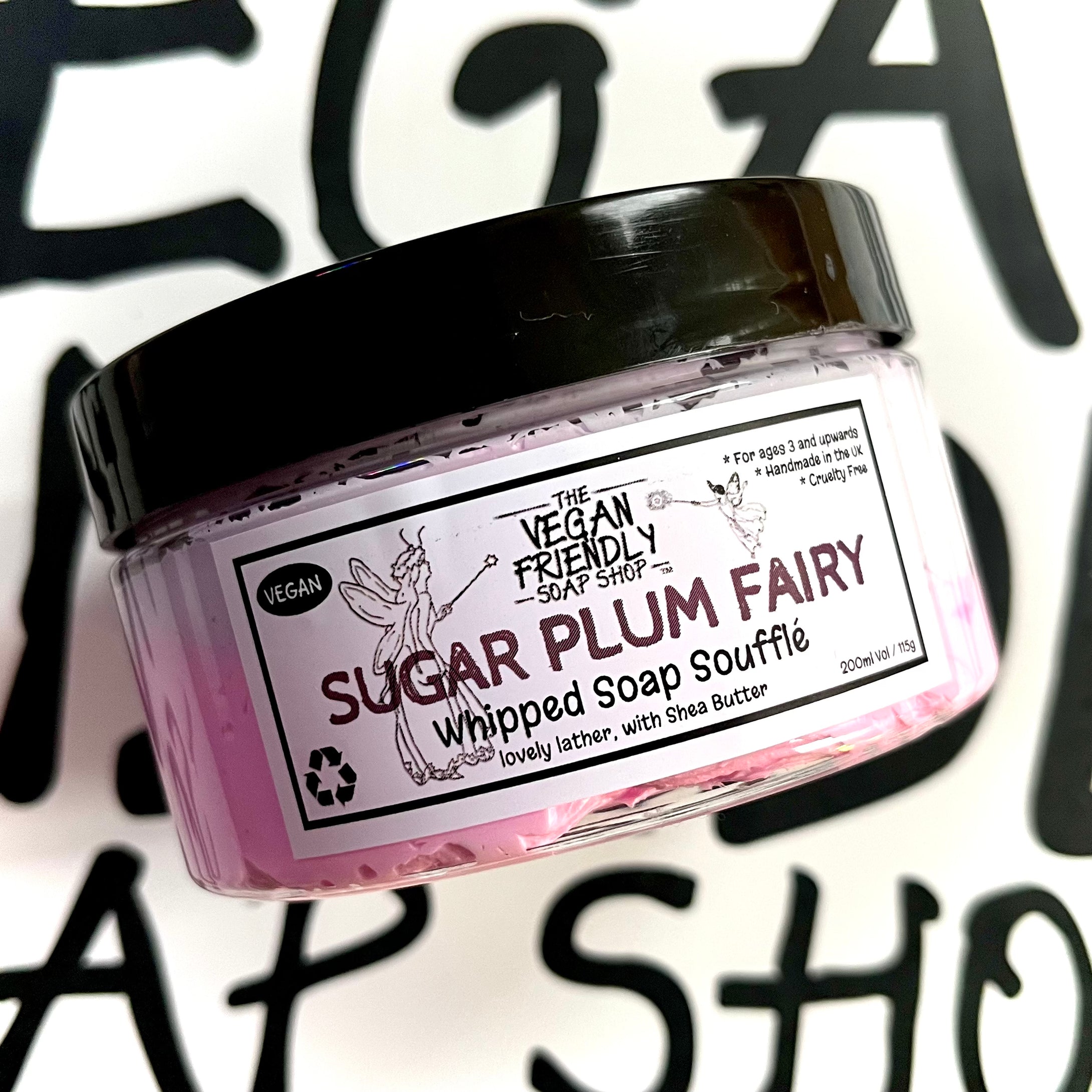 Promo ! Sugar Plum Fairy - Soufflé au savon fouetté de luxe, avec beurre de karité 115g