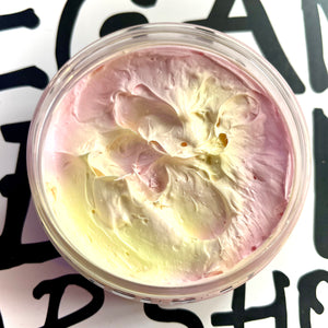 Rhubarb & Custard - Luxury Whipped Soap Soufflé, with Shea Butter 115g of