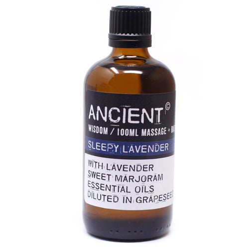 Sleepy Lavender! Lavender & Marjoram Essential Oils - Bath and Massage Oil 100ml