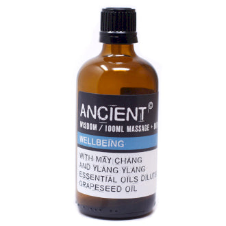 Wellbeing! May Chang & Ylang Ylang Essential Oils - Bath and Massage Oil 100ml