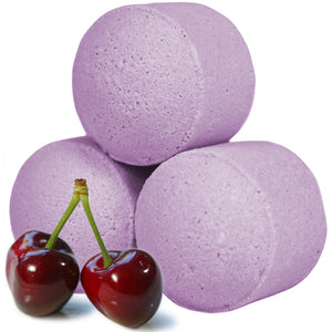 Black Cherry, Pack Of 10 Chill Pills - Mini Bath Bombs 140g (14g e)