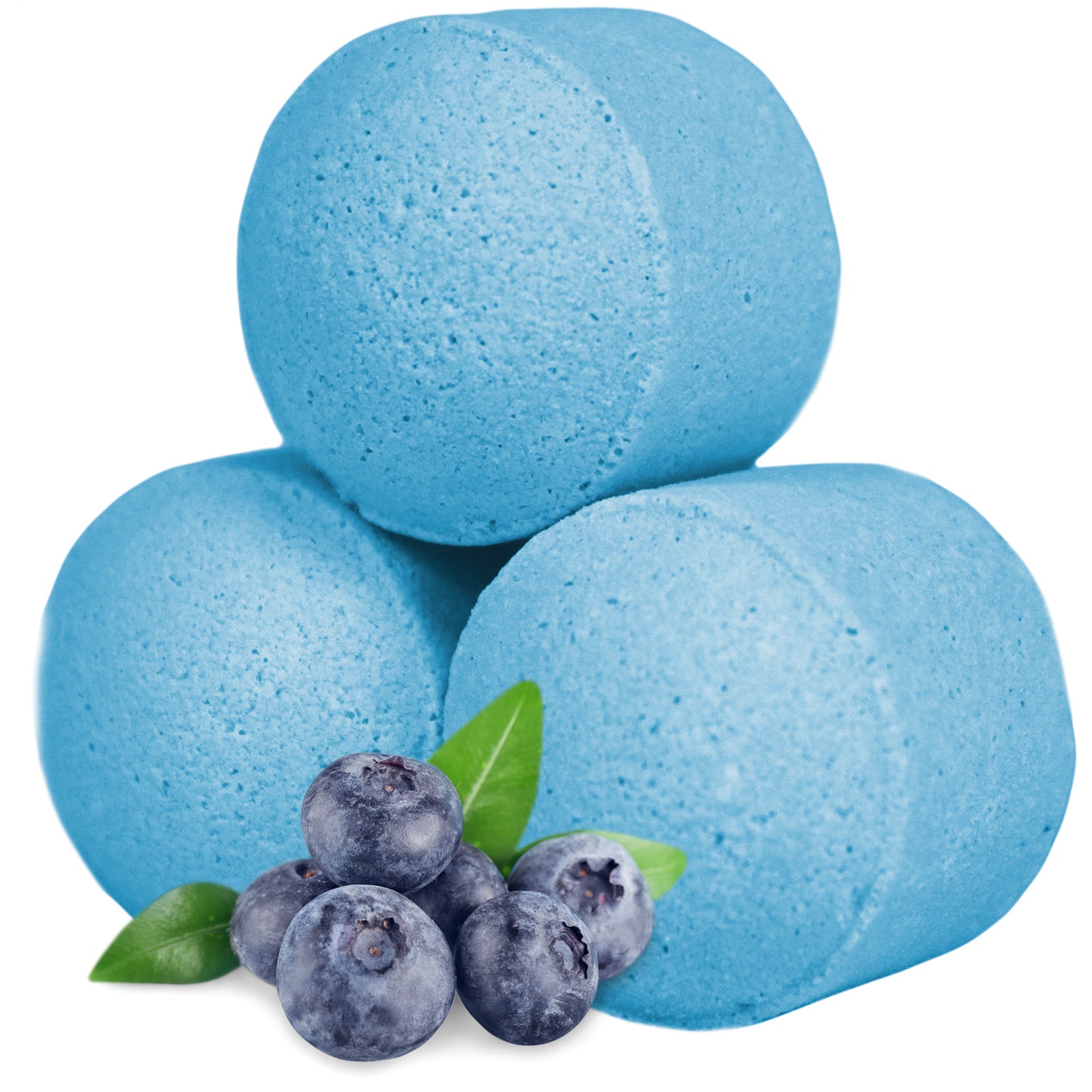 Blueberry, Pack Of 10 Chill Pills - Mini Bath Bombs 140g (14g e)