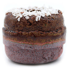 Cargar imagen en el visor de la galería, Chocolate &amp; Coconut Bath Donuts - Bath Bomb 175g