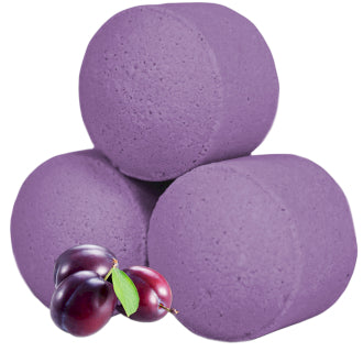 Frosted Sugar Plum, Pack Of 10 Chill Pills - Mini Bath Bombs 140g (14g e)