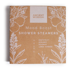 Grapefruit, Bergamot, Rosemary & Lemon Verbena 'Mood Boost' - Zen Shower Steamers Gift Set