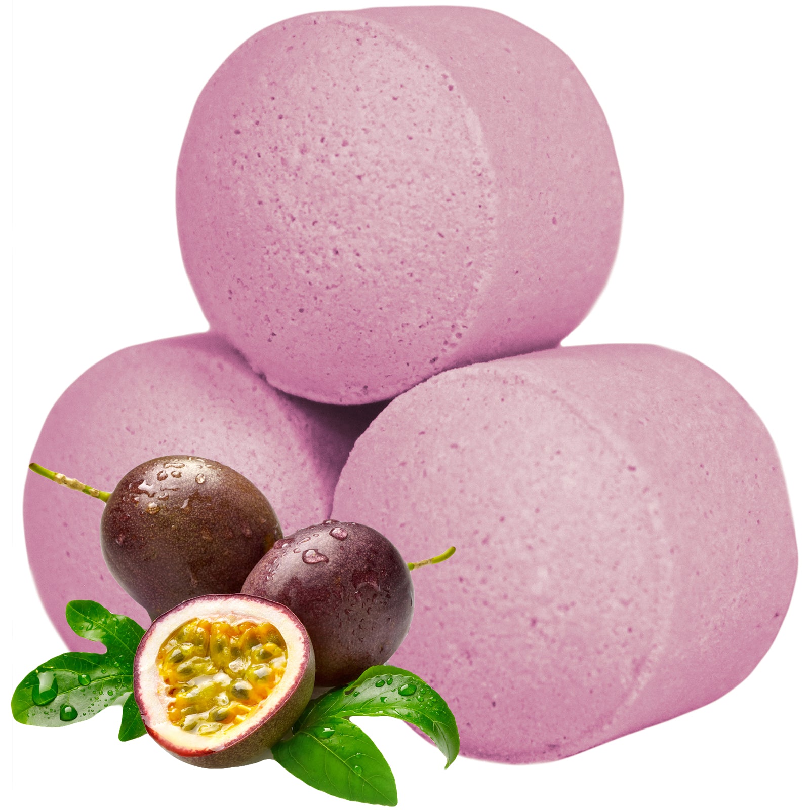 Passion Fruit, Pack Of 10 Chill Pills - Mini Bath Bombs 140g (14g e)