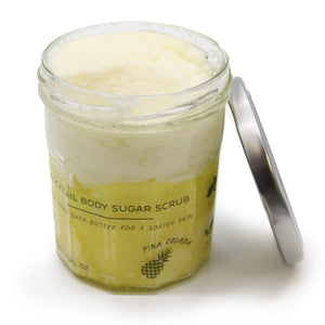 New! Pinacolada - Fragranced Sugar Body Scrub 300g