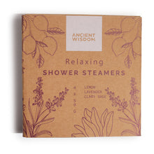 Cargar imagen en el visor de la galería, Clary Sage, Lemon &amp; Lavender &#39;Relaxing&#39; - Zen Shower Steamers Gift Set