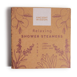 Clary Sage, Lemon & Lavender 'Relaxing' - Zen Shower Steamers Gift Set