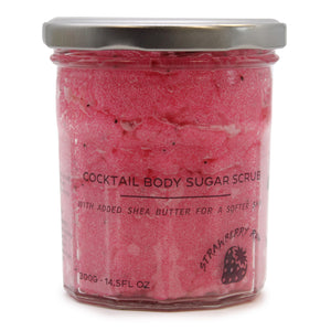 New! Strawberry Rum - Fragranced Sugar Body Scrub 300g