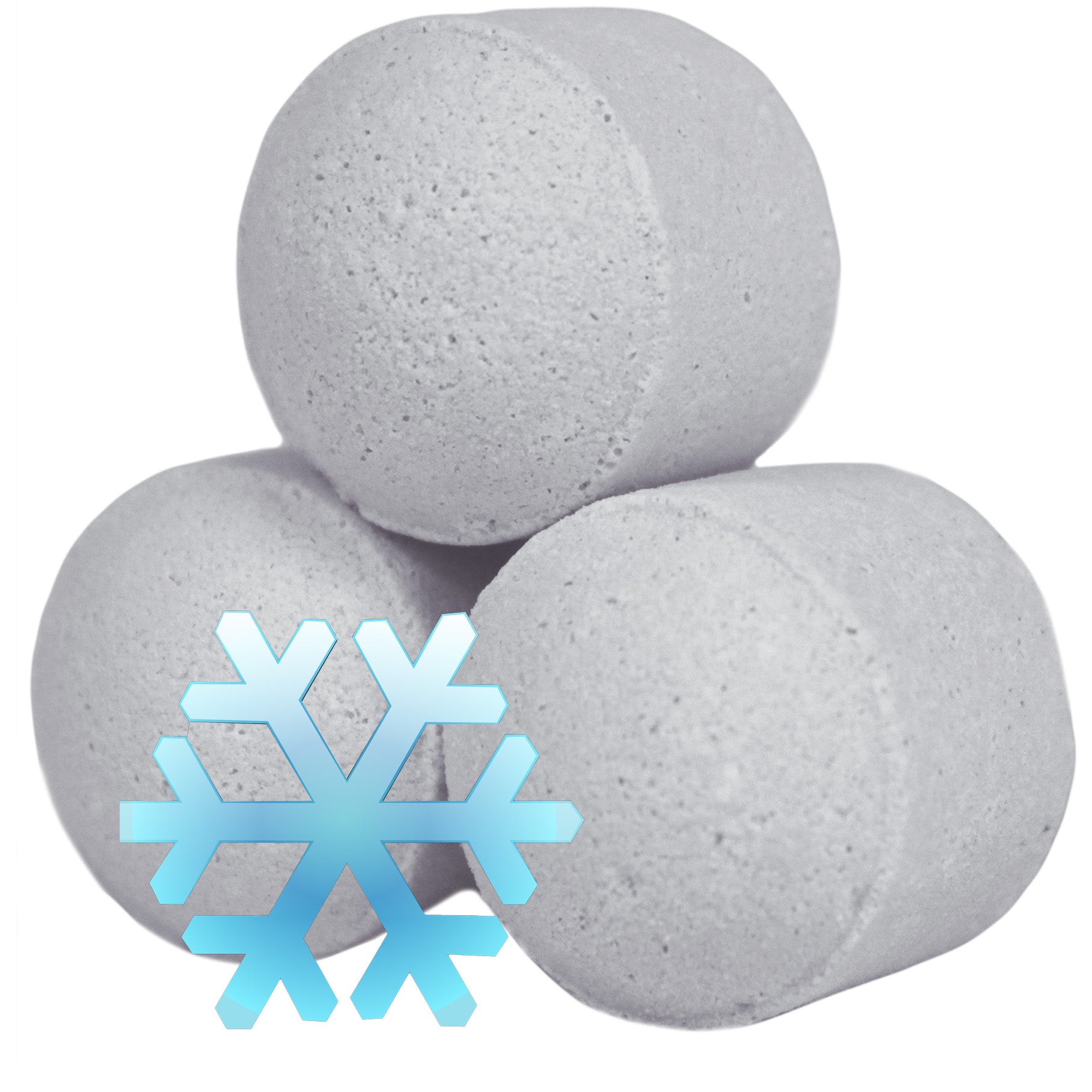 White Christmas, Pack Of 10 Chill Pills - Mini Bath Bombs 140g (14g e)