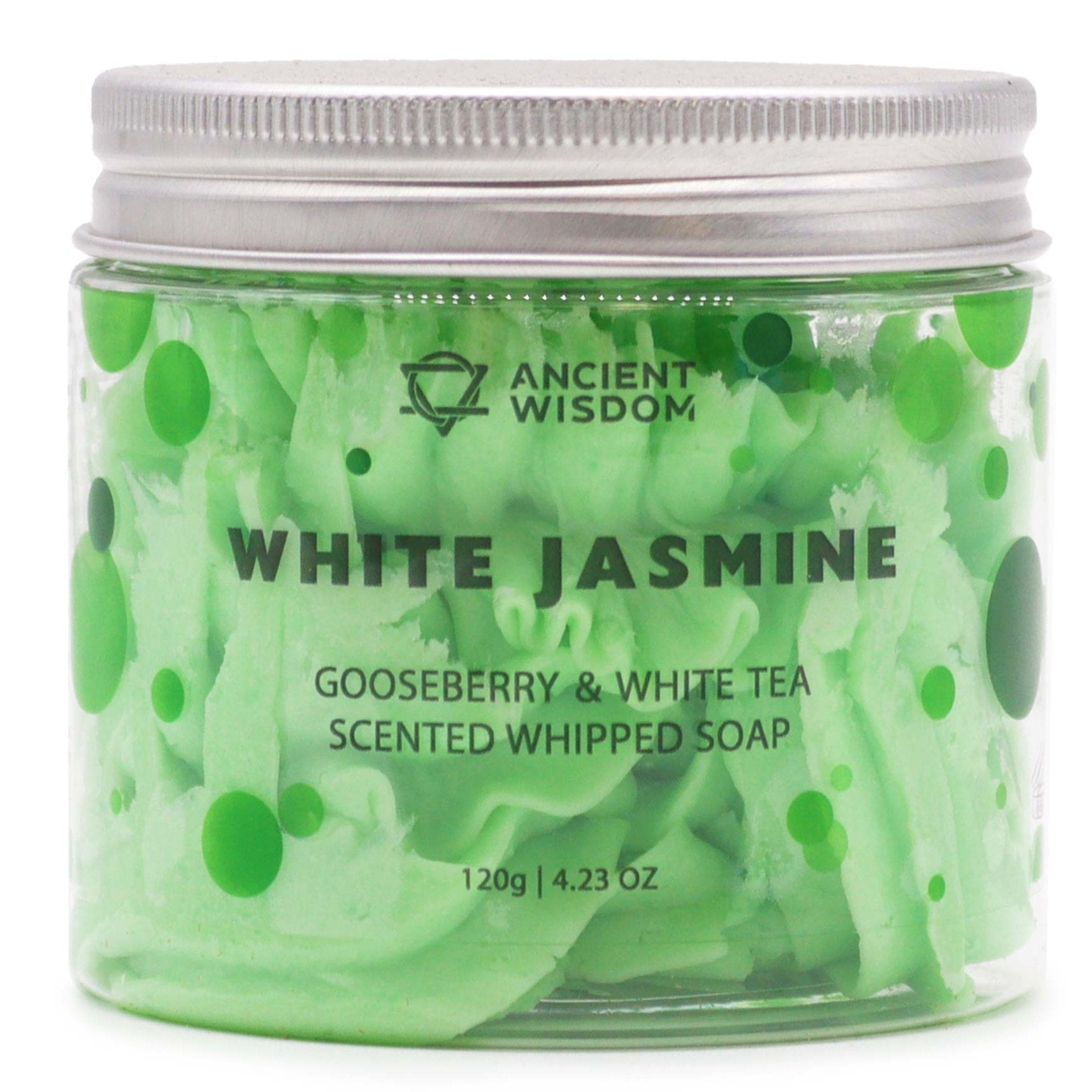 Gooseberry & White Tea 'White Jasmine' - Whipped Soap 120g