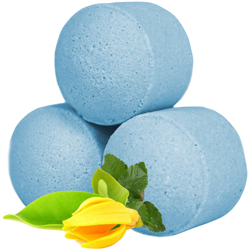 Ylang & Patchouli, Pack Of 10 Chill Pills - Mini Bath Bombs 140g (14g e)