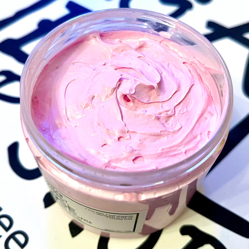 Vente ! Rose - Soufflé au savon fouetté de luxe, au beurre de karité 115g