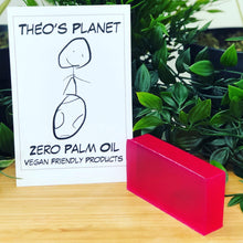 Load image into Gallery viewer, Raspberry, with real Raspberry Seed Oil - Théo’s Planet Soap Bar 110g