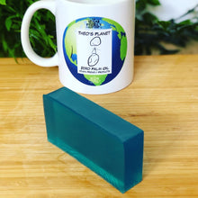 Load image into Gallery viewer, Spearmint, Eucalyptus &amp; Lemongrass Essential Oils - Théo’s Planet Soap Bar 110g