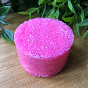 Pink Candy - Exfoliante de azúcar y manteca de cacao 95g