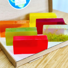 Load image into Gallery viewer, Letterbox Friendly, Random Six Soap Bar Gift Set - Théo&#39;s Planet